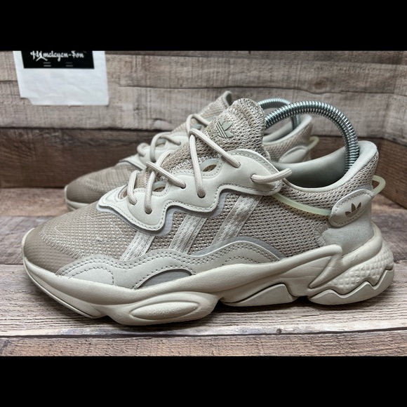 adidas | Shoes | Adidas Ozweego Cream Brown Originals Comfort Running Q4667  Women Sz 7 Preowned | Poshmark